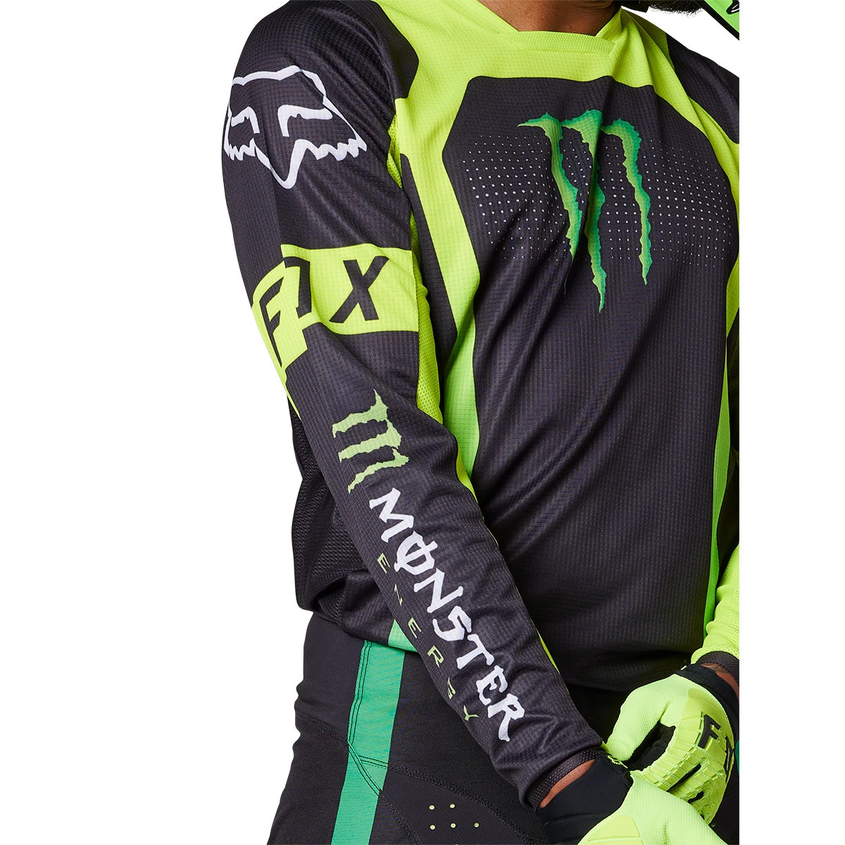 Fox 180 MONSTER JERSEY Long-Sleeve MTB Bike Shirt 7 Fox 180 MONSTER JERSEY Long-Sleeve MTB Bike Shirt - Billede 5
