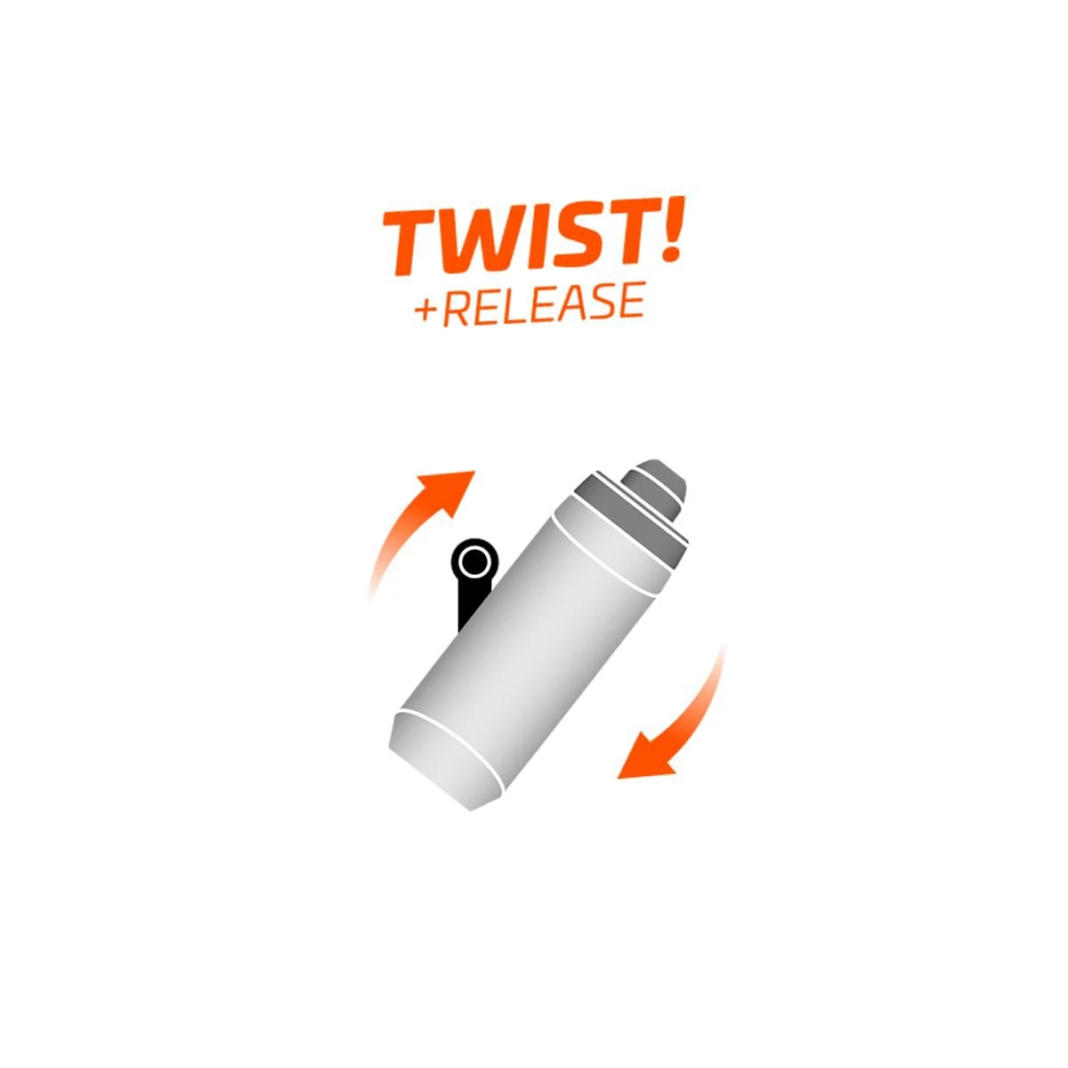 Fidlock TWIST Drink Bottle 450 Ml Incl. Bike Base Holder 5 Fidlock TWIST Drink Bottle 450 Ml Incl. Bike Base Holder - Billede 3