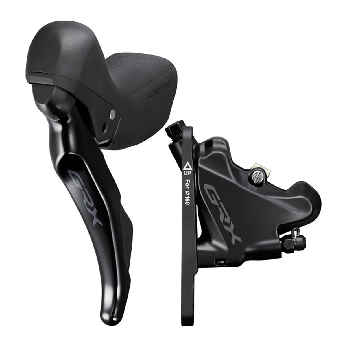 Shimano GRX ST-RX400 Brake/Shift Lever Combination 2x10 Speed With BR-RX400 Disc Brake Caliper (Front Or Rear) 3 Shimano GRX ST-RX400 Brake/Shift Lever Combination 2x10 Speed With BR-RX400 Disc Brake Caliper (Front Or Rear)