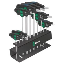 Wera BICYCLE SET 6 L-Key And T-Handle Screwdriver Set, 10-piece