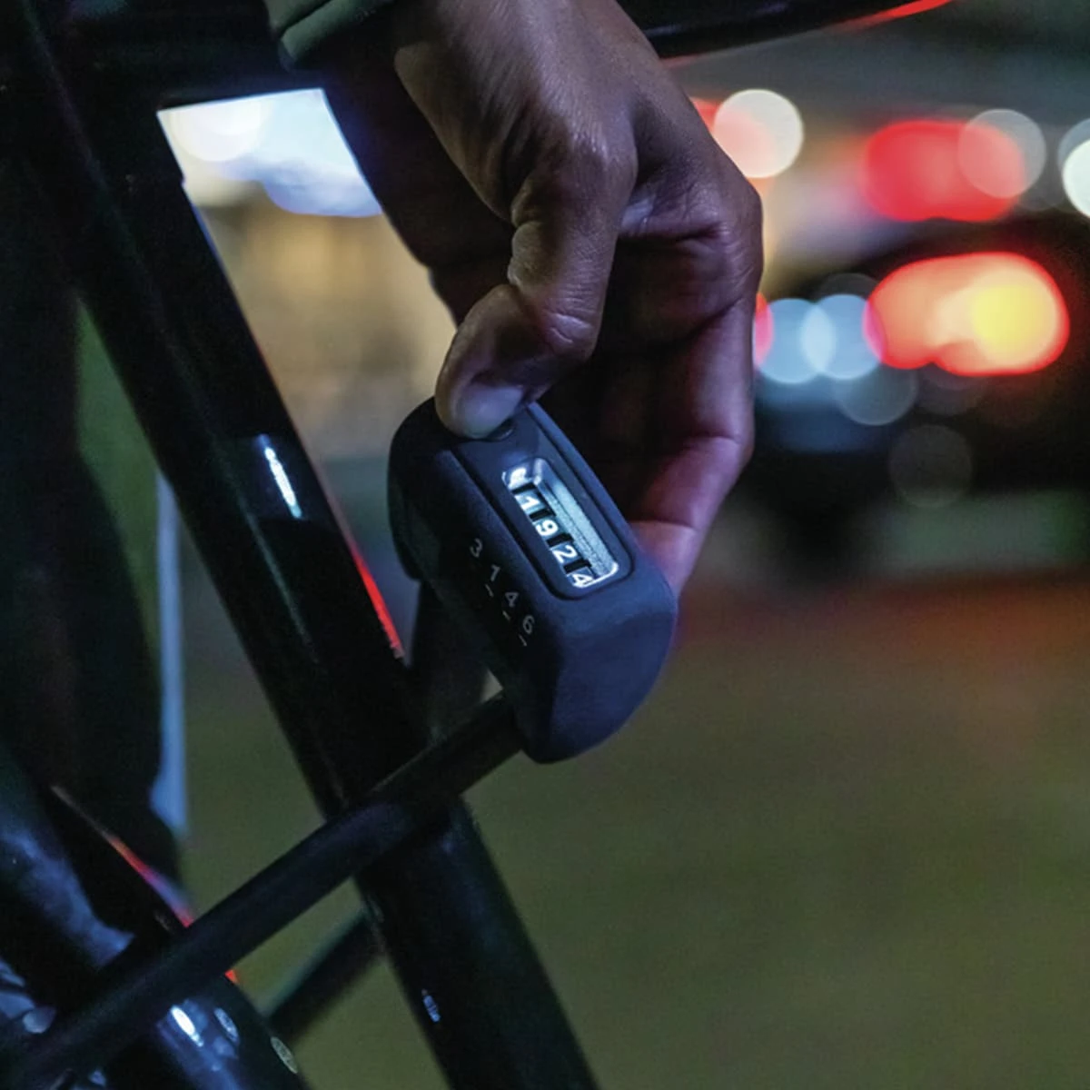 Abus BORDO Combo 6000C LED Folding Lock 90 Cm Incl. SH Lock Holder 6 Abus BORDO Combo 6000C LED Folding Lock 90 Cm Incl. SH Lock Holder - Billede 4