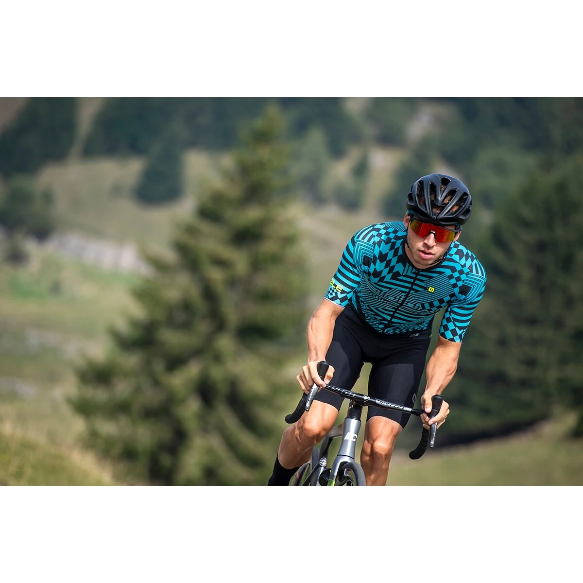 ALE PR- S CHECKER Cycling Jersey 6 ALE PR- S CHECKER Cycling Jersey - Billede 4