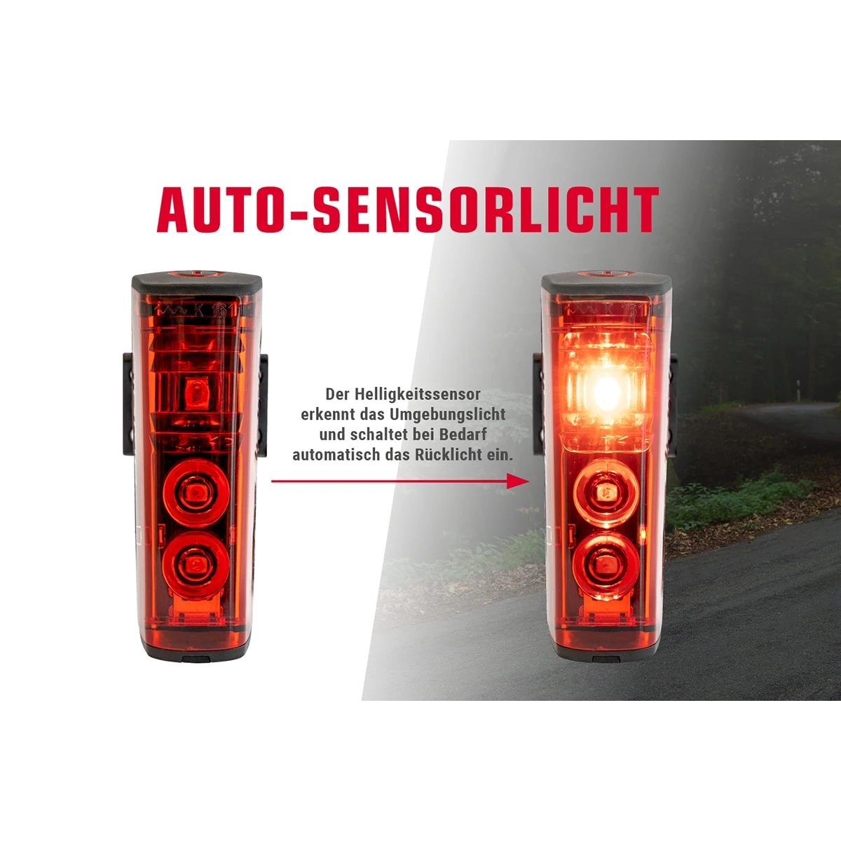 SIGMA BLAZE USB Battery-Powered Rear Light With Brake Light 7 SIGMA BLAZE USB Battery-Powered Rear Light With Brake Light - Billede 5