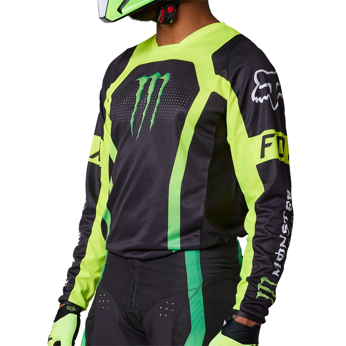 Fox 180 MONSTER JERSEY Long-Sleeve MTB Bike Shirt 4 Fox 180 MONSTER JERSEY Long-Sleeve MTB Bike Shirt - Billede 2