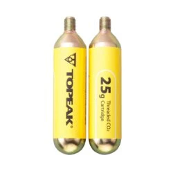 Topeak CO2 Cartridges 25g Threaded, 2 Pack