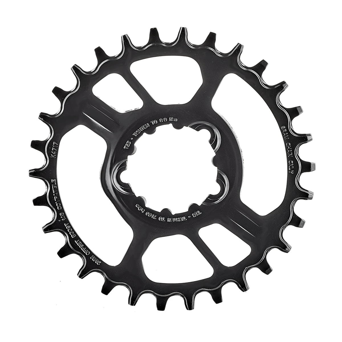 SRAM X-SYNC Direct Mount Boost Chainring Steel, 11 Speed, 3mm Offset 3 SRAM X-SYNC Direct Mount Boost Chainring Steel, 11 Speed, 3mm Offset