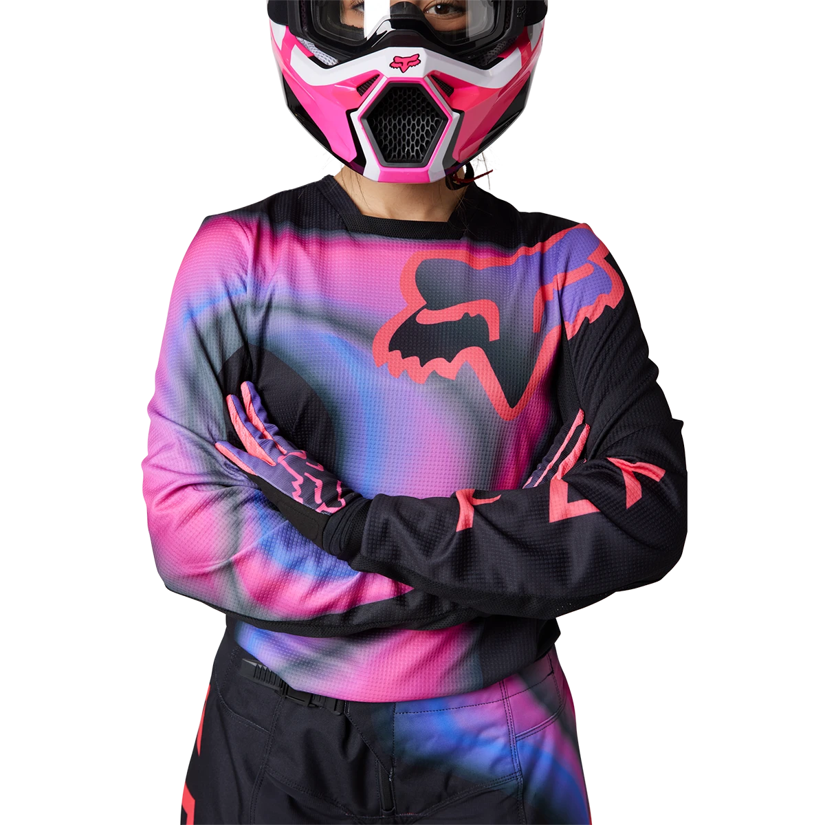 Fox WOMENS 180 TOXSYK JERSEY Women's Long Sleeve MTB Bike Shirt 6 Fox WOMENS 180 TOXSYK JERSEY Women's Long Sleeve MTB Bike Shirt - Billede 4