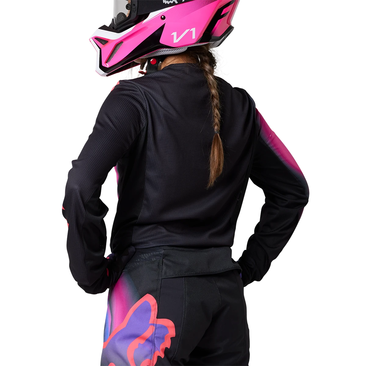 Fox WOMENS 180 TOXSYK JERSEY Women's Long Sleeve MTB Bike Shirt 5 Fox WOMENS 180 TOXSYK JERSEY Women's Long Sleeve MTB Bike Shirt - Billede 3