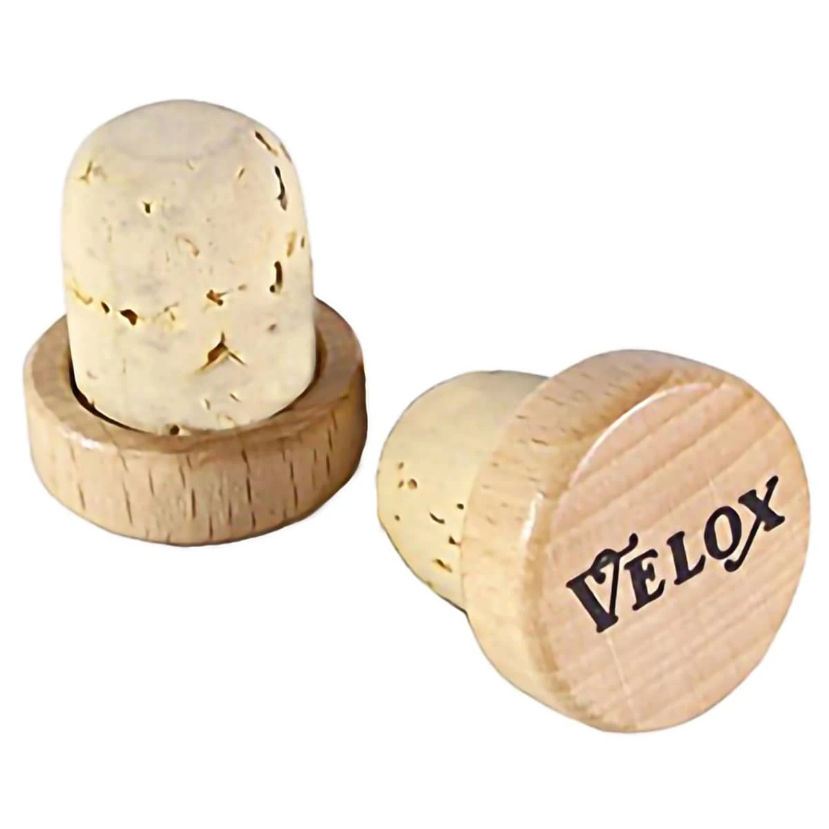 Velox Vintage Wooden Cork Bar End Plugs 3 Velox Vintage Wooden Cork Bar End Plugs