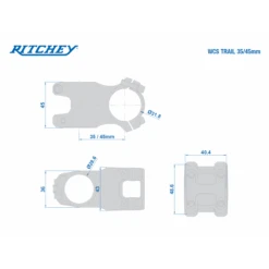 RITCHEY WCS Trail Stem -Rimber Butik AC89B49FED105630B48DD3C668F01E6B