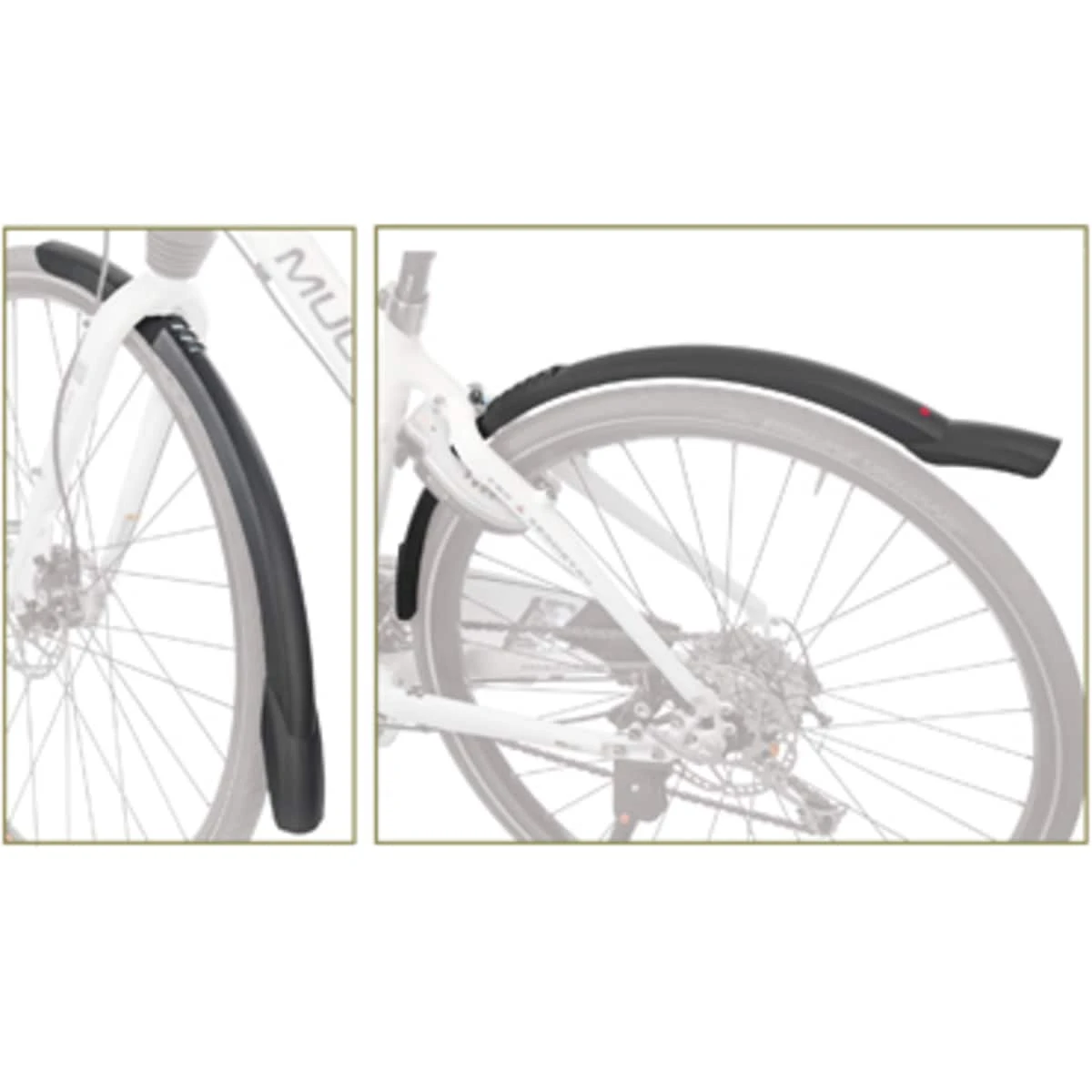 Hebie Viper-T Mudguard Set 4 Hebie Viper-T Mudguard Set - Billede 2