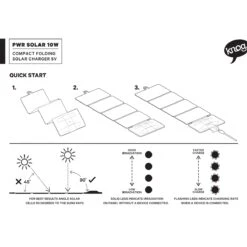 KNOG Folding PWR Solar Panel Charger 10W -Rimber Butik BA810BC12ADA1B0763844FF379F18EC5