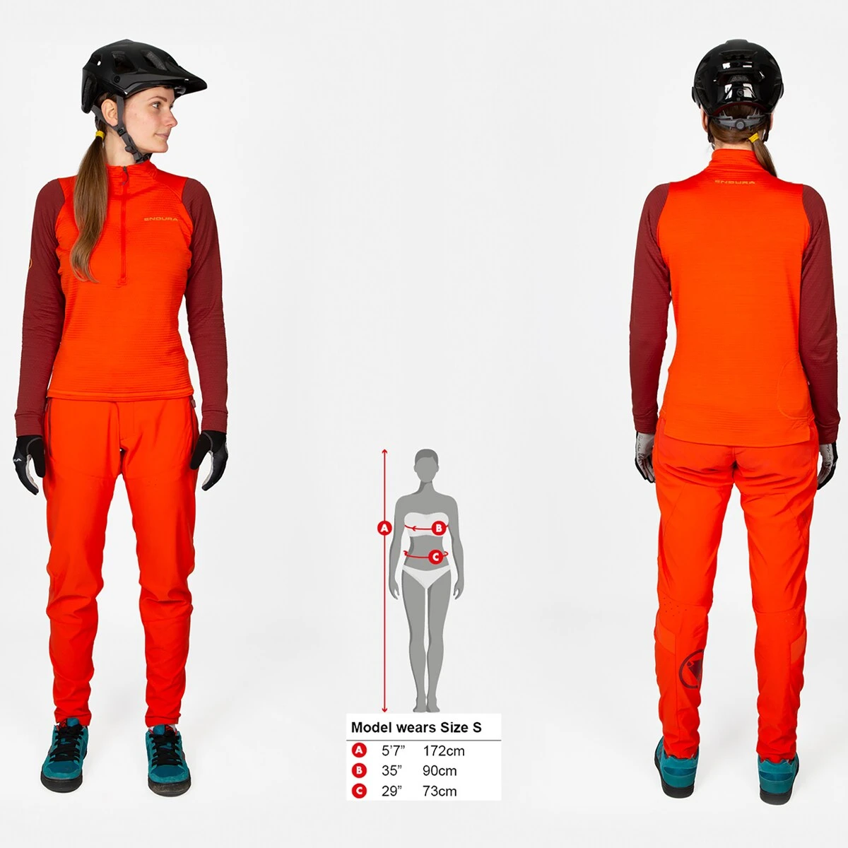 Endura WOMEN’S SINGLETRACK FLEECE Long-Sleeved MTB Bike Shirt 7 Endura WOMEN’S SINGLETRACK FLEECE Long-Sleeved MTB Bike Shirt - Billede 5