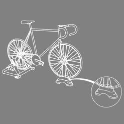 Elite Su-Sta Indoor Trainer Front Wheel Support -Rimber Butik C8A8C570171783743A10DAC11727DA83