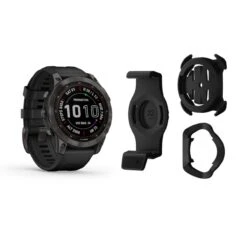 Garmin Set Fenix 7 Sapphire Solar GPS Multisport Watch + QuickFit® Bike Mount