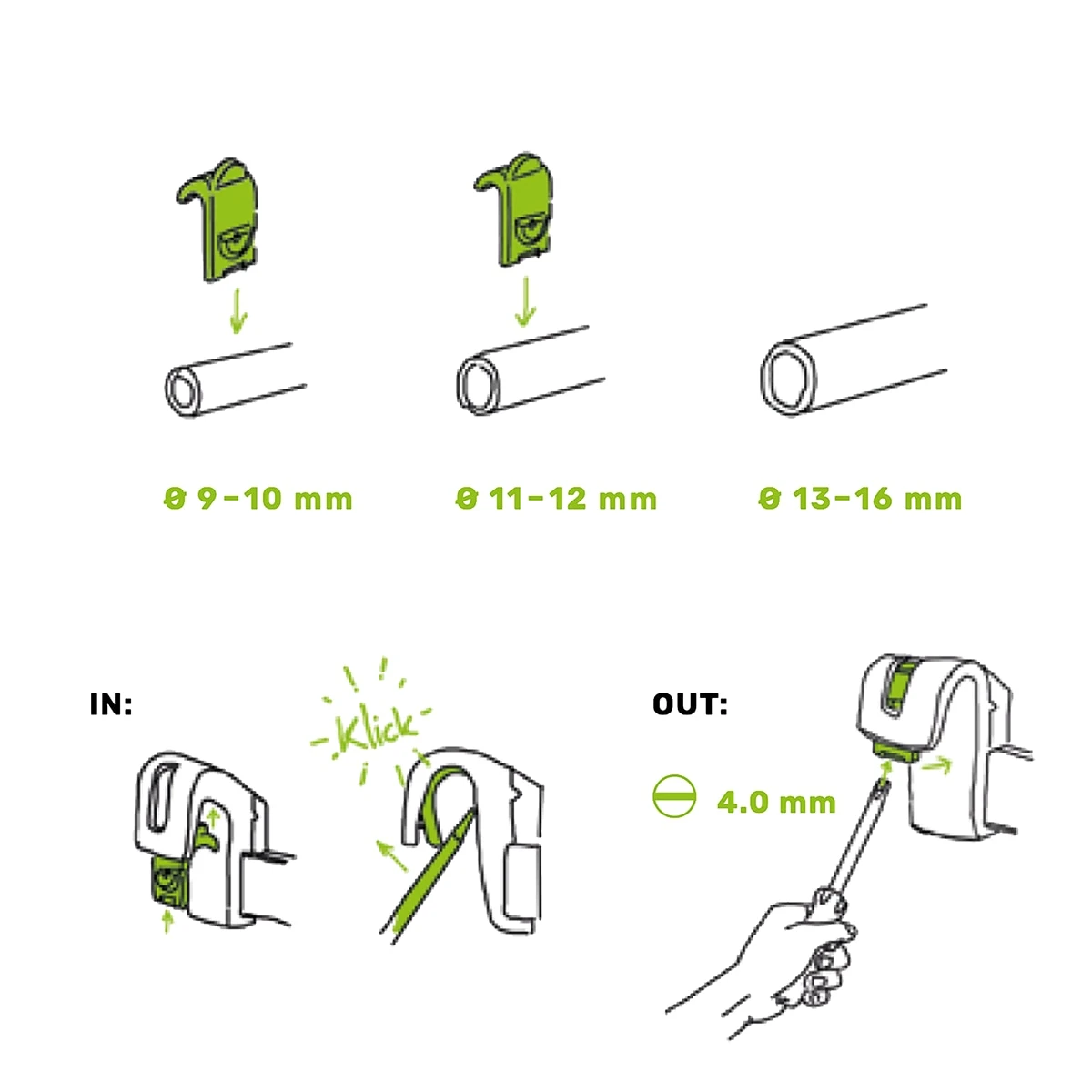 Racktime RT Hook Insert 10 Mm Hook System I 3 Racktime RT Hook Insert 10 Mm Hook System I