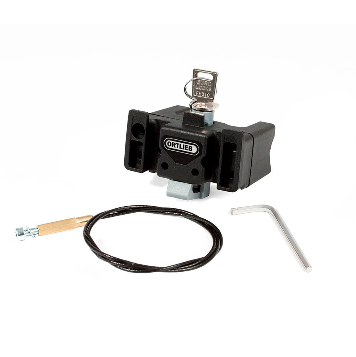 Ortlieb Mounting Set For Handlebar Bags/Baskets With Lock 3 Ortlieb Mounting Set For Handlebar Bags/Baskets With Lock